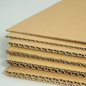 Stacked corrugated cardboard sheets for cushioning and product separation